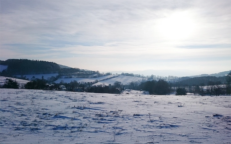 Landschaft im Oberbergischen Kreis.